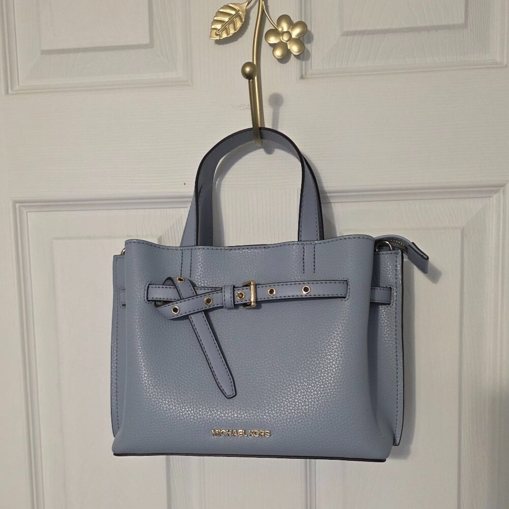 Michael Kors Blue Mini Leather Tote - Like NEW